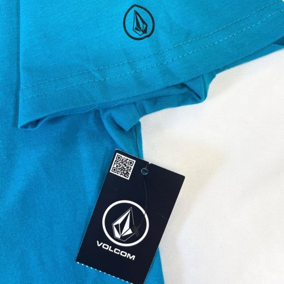 NEW Volcom Modern Fit T-Shirt Blue Organic Cotton Men’s Size Medium - Picture 6 of 6
